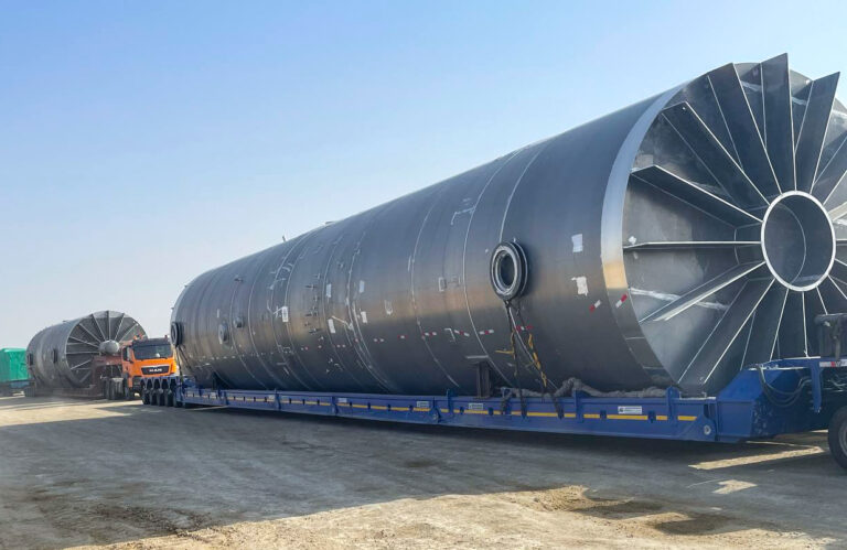 A new batch of equipment has arrived at the Free Economic Zone (FEZ) “Karakul” for the MTO Gas Chemical Complex